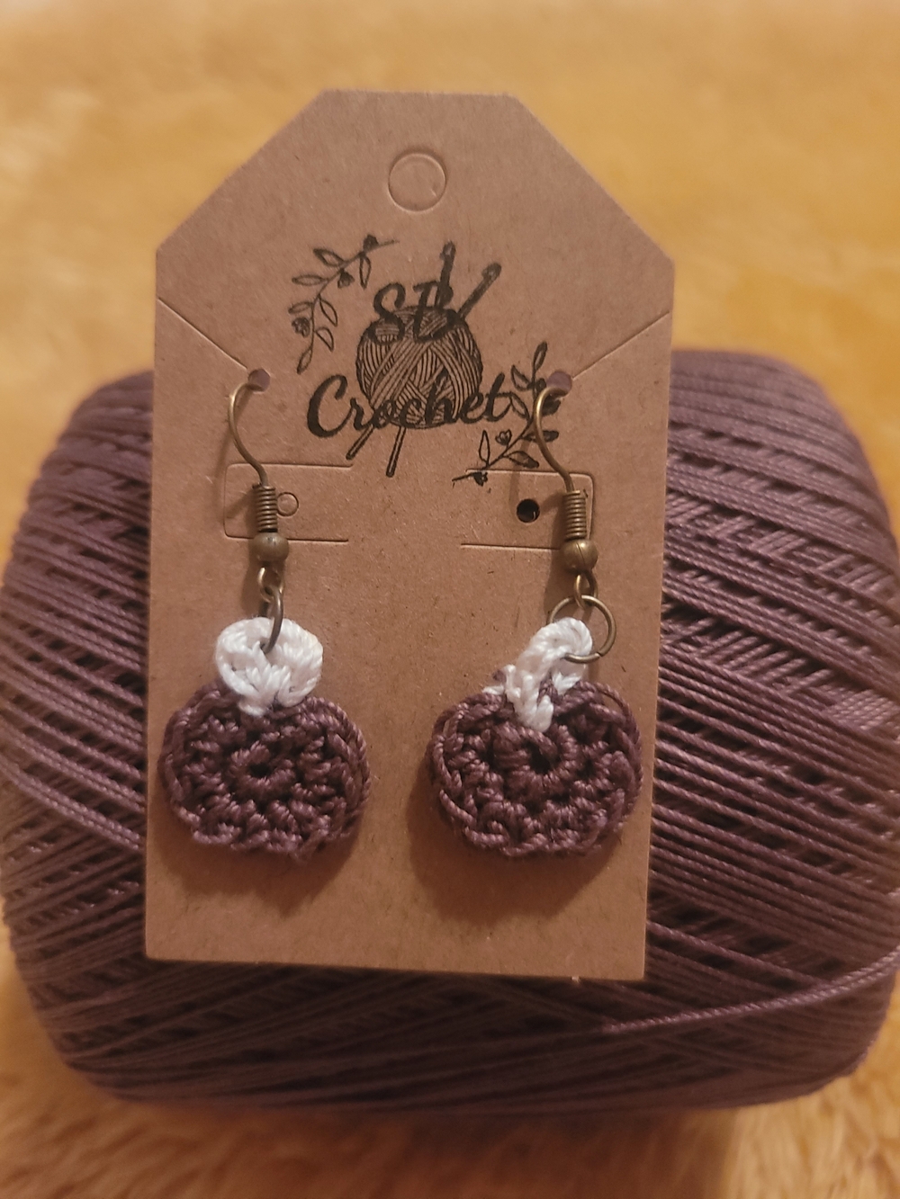 Fall/Halloween Pumpkin Hook Earrings